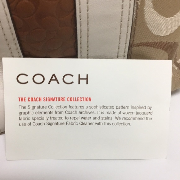 Coach signature mini purse, 8” x 6” - Picture 8 of 13